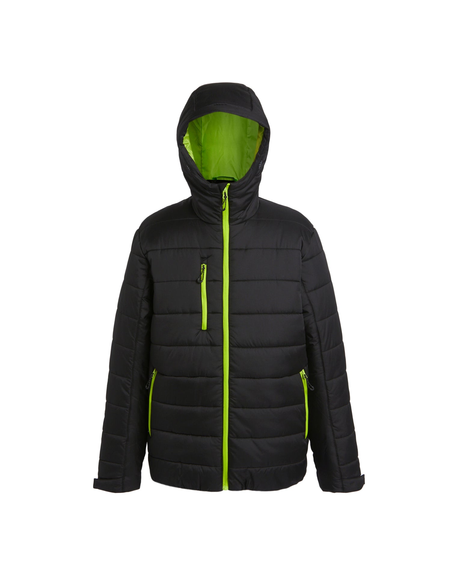 Regatta Professional Regatta Mens Navigate Thermal Jacket TRA241 - Black Lime - Customisable Jackets