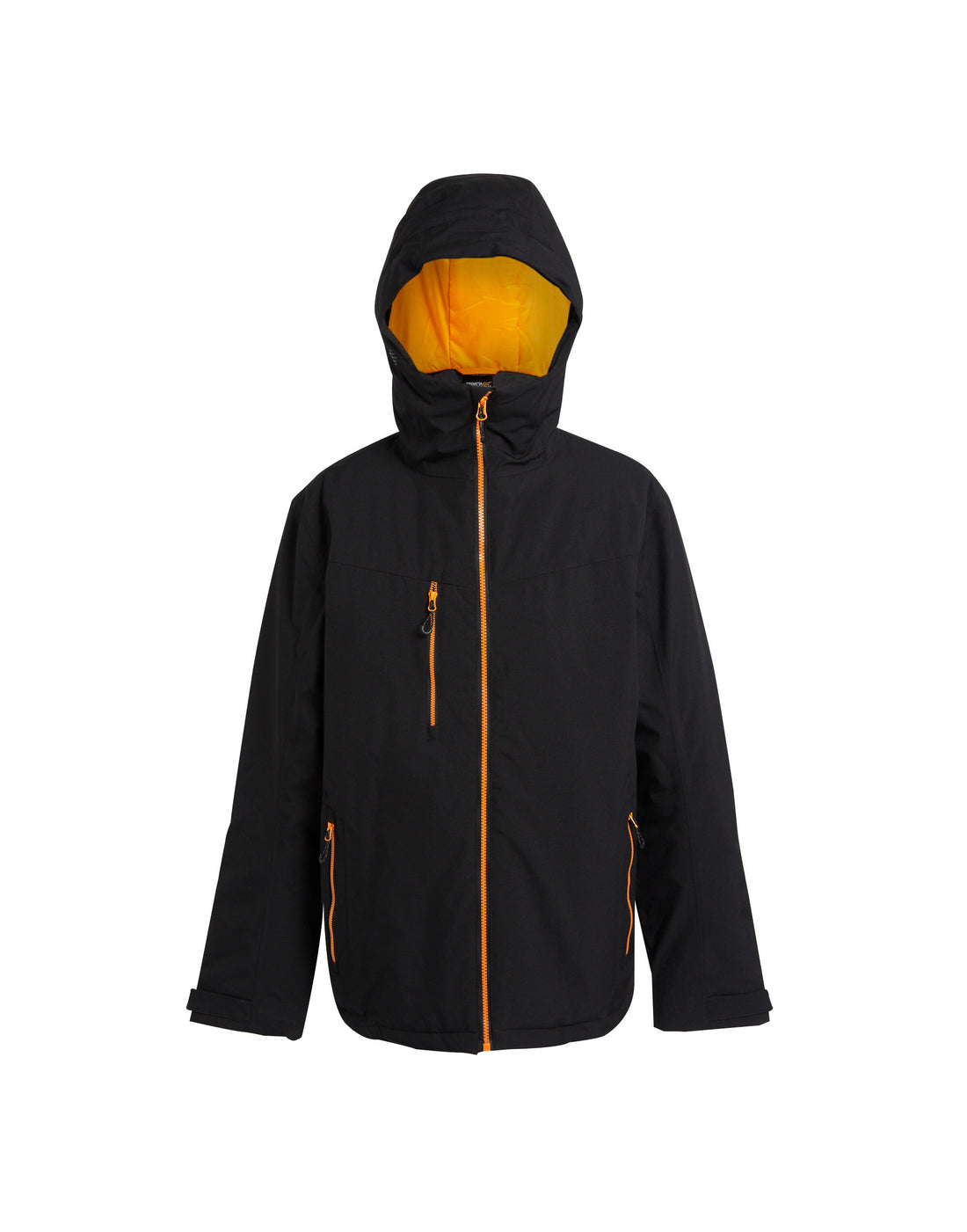 Regatta Professional Regatta Navigate WP Insulated Jacket TRA253 - Black Orange Pop - Customisable Jackets