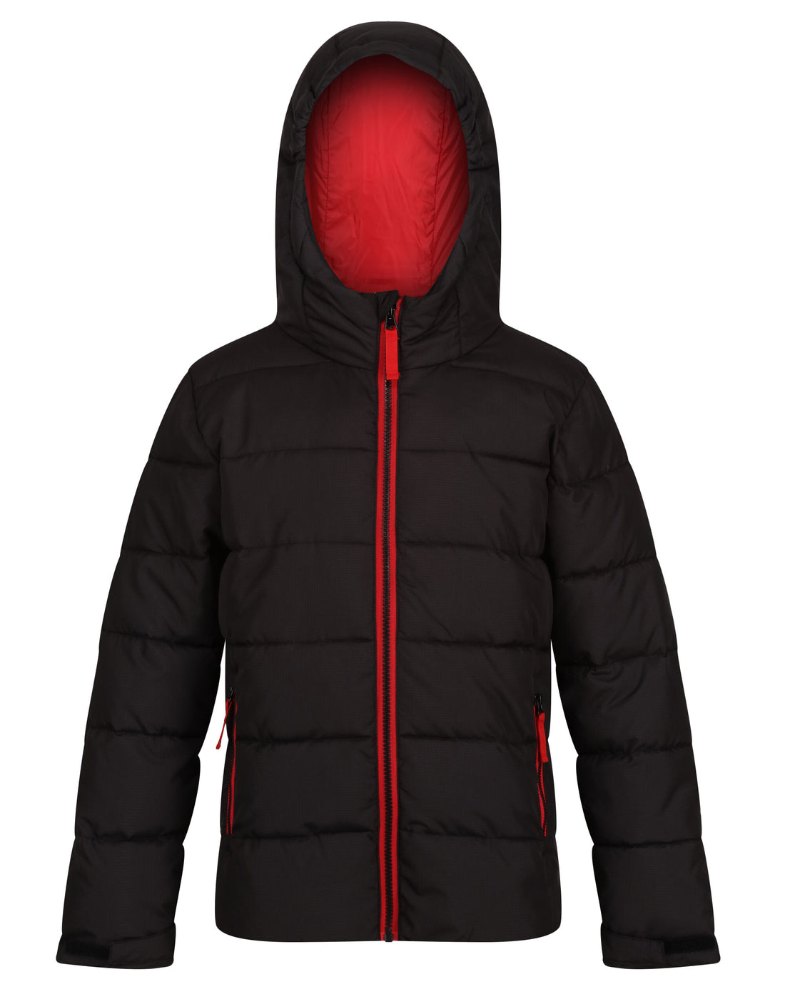 Regatta Junior Scholar Thermal Jacket TRA542 - Black Classic Red - Customisable Jacket