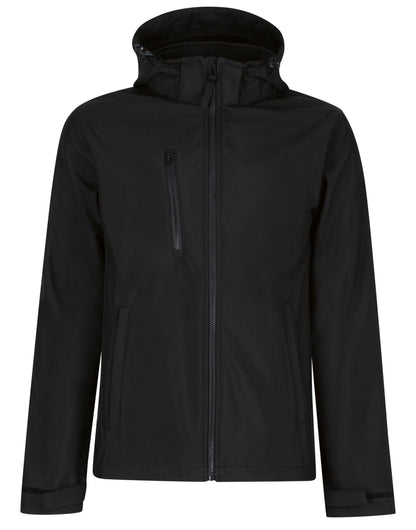 Regatta Professional Regatta Venturer Hooded Softshell tra701 - Black Black - Customisable Jackets