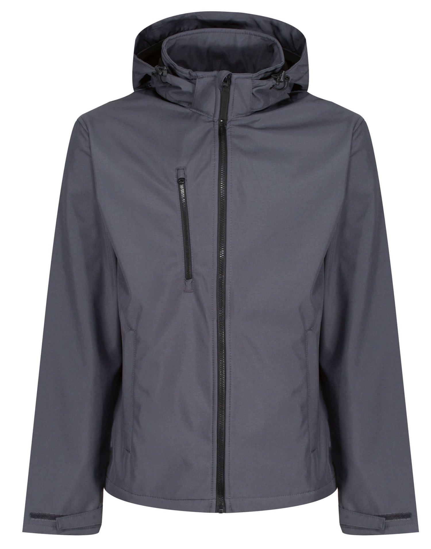 Regatta Professional Regatta Venturer Hooded Softshell tra701 - Seal Grey Black - Customisable Jackets