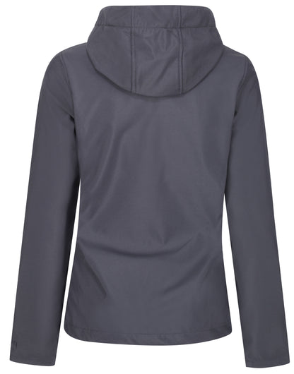 Regatta Professional Regatta Womens Venturer Hooded Softshell tra702 - Seal Grey Black - Customisable Jackets