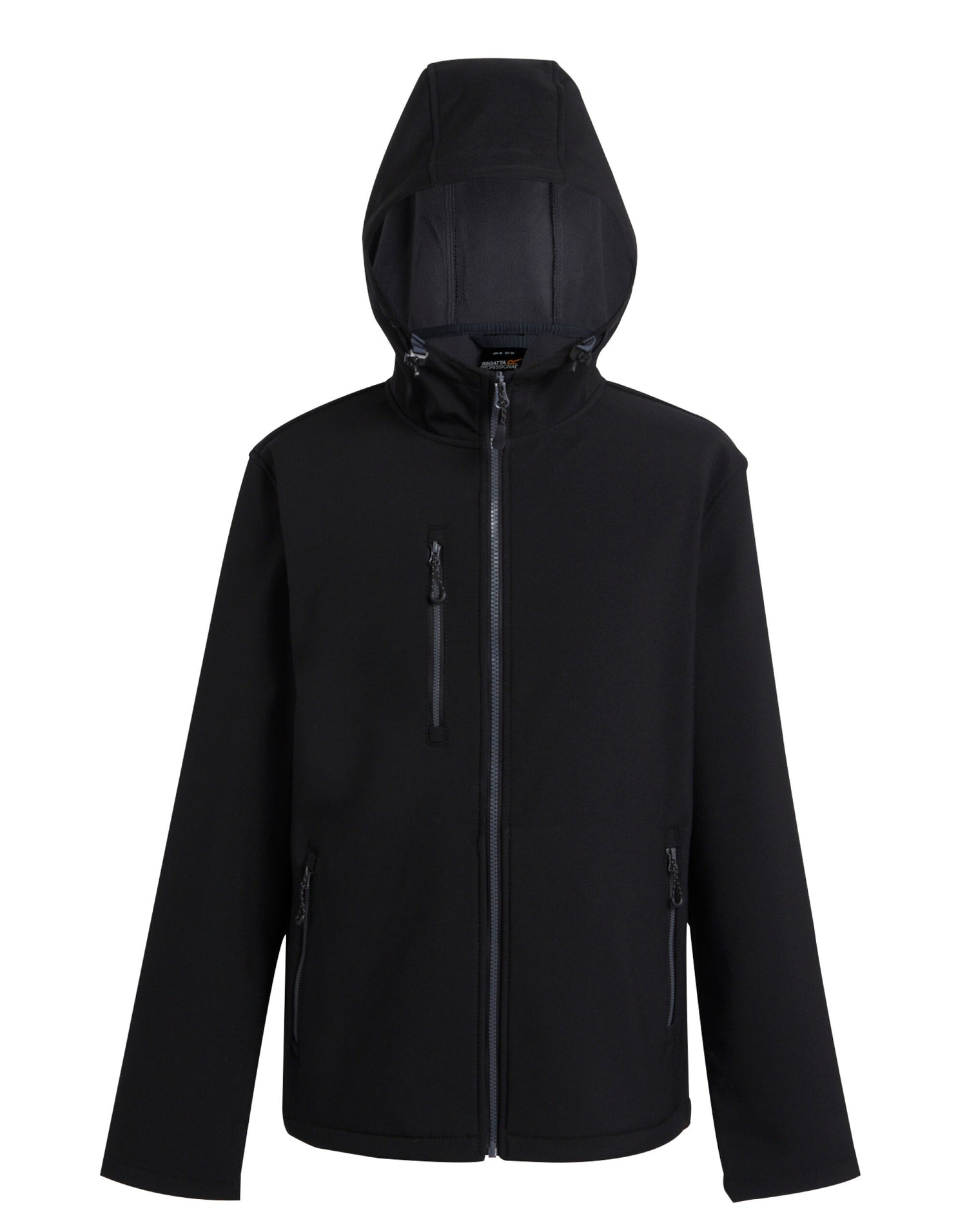 Regatta Professional Regatta Navigate 2-Layer Hood Softshell TRA705 - Black Seal - Customisable Softshell Jacket