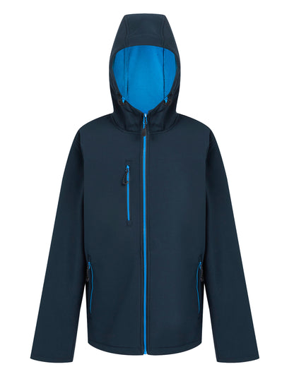 Regatta Professional Regatta Navigate 2-Layer Hood Softshell TRA705 - Navy French Blue - Customisable Softshell Jacket
