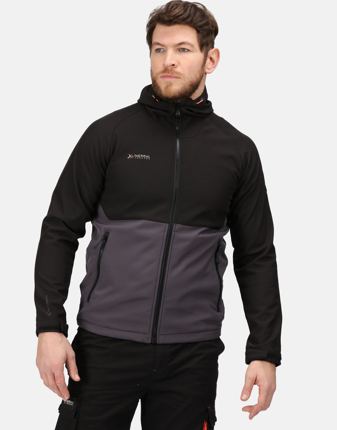 Tactical Threads Surrender Softshell tra707 - Iron Black - Customisable Jackets