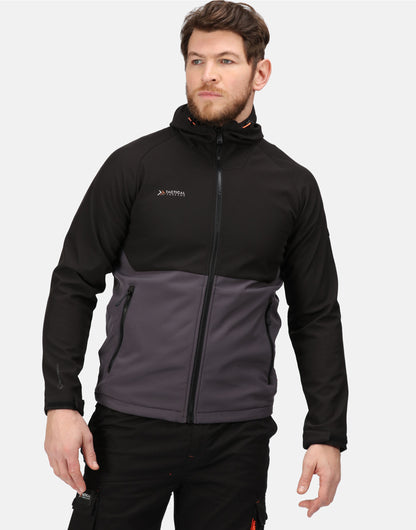 Tactical Threads Surrender Softshell tra707 - Iron Black - Customisable Jackets