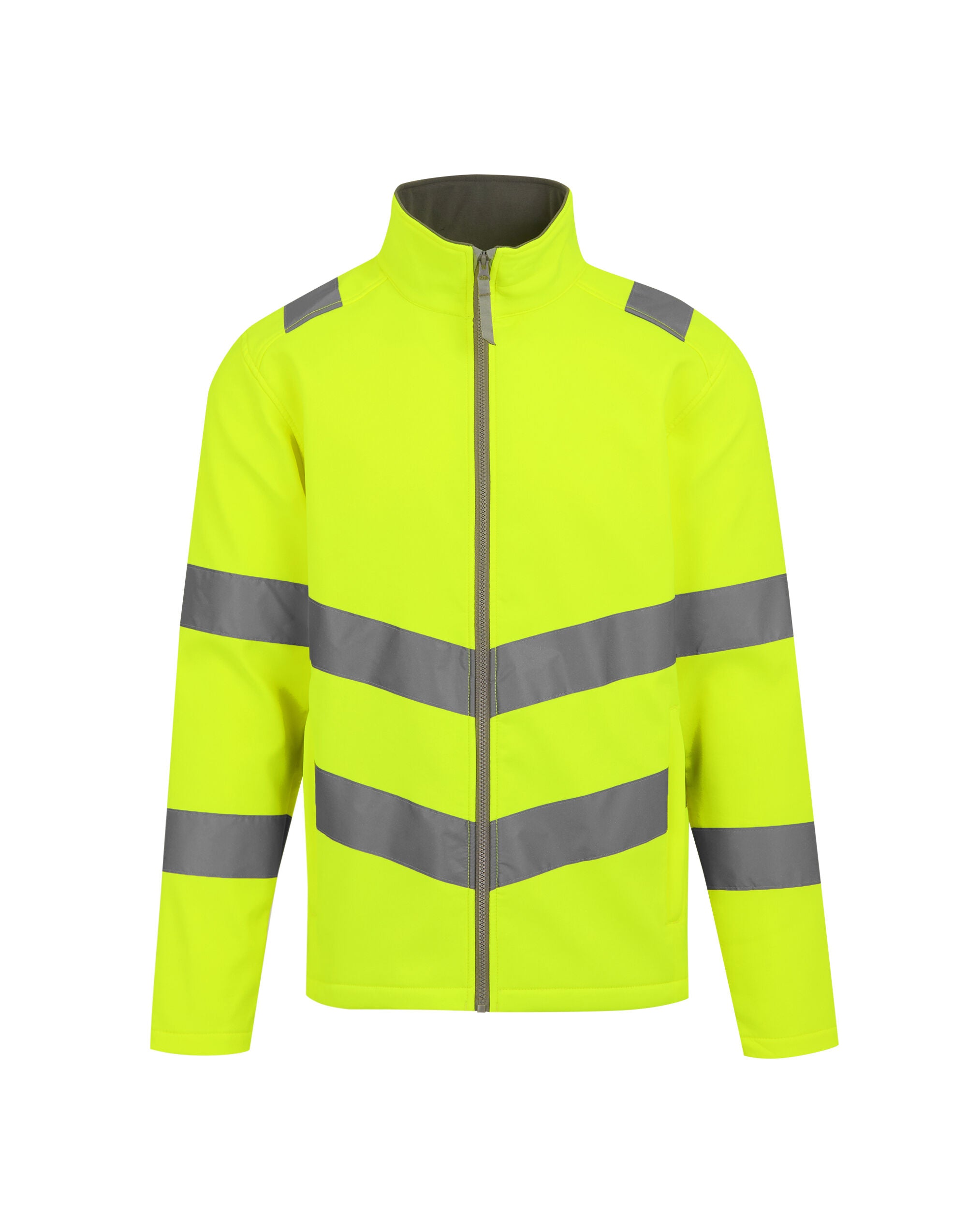 Regatta Hi Vis Pro Contract Ablaze SShel TRA712 - Hi-Vis Yellow - Customisable Softshell Jacket