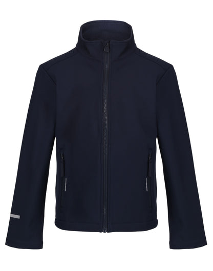 Regatta Junior Ablaze 2 Layer Softshell tra732 - Navy Navy - Customisable Jacket
