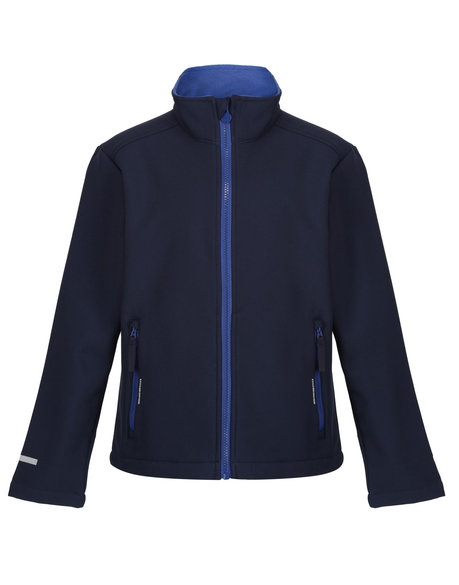Regatta Junior Ablaze 2 Layer Softshell tra732 - Navy New Royal - Customisable Jacket