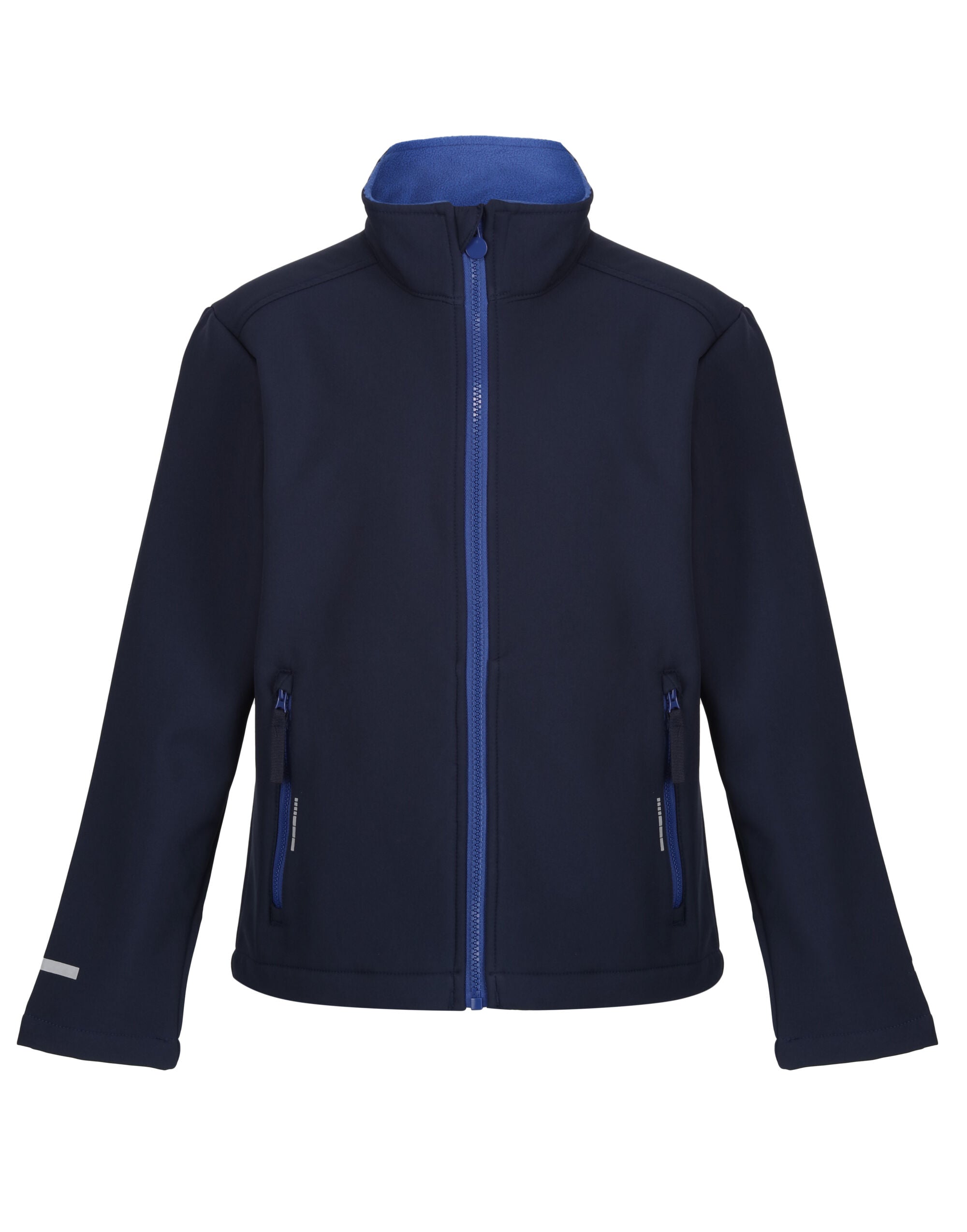 Regatta Junior Ablaze 2 Layer Softshell tra732 - Navy New Royal - Customisable Jacket