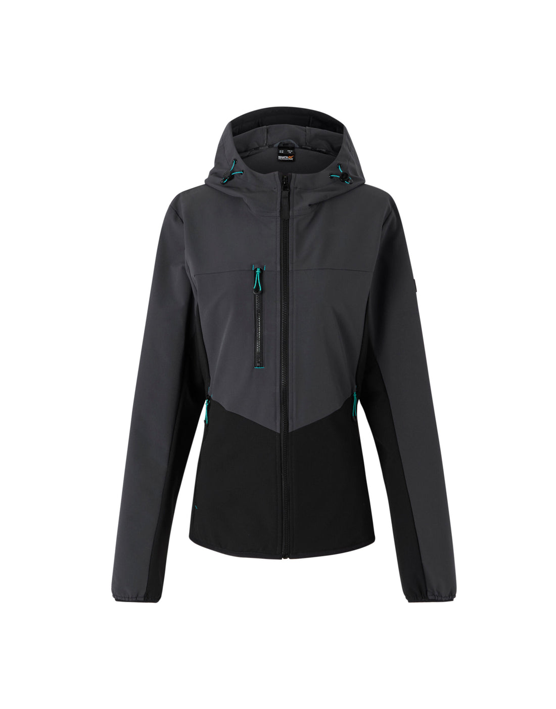 Regatta Professional Regatta Ladies Ada Stretch Softshell Jacket tra740 - Seal Grey Black - Customisable Jackets