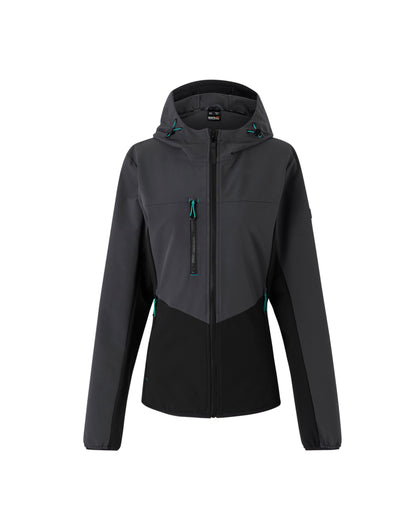 Regatta Professional Regatta Ladies Ada Stretch Softshell Jacket tra740 - Seal Grey Black - Customisable Jacket
