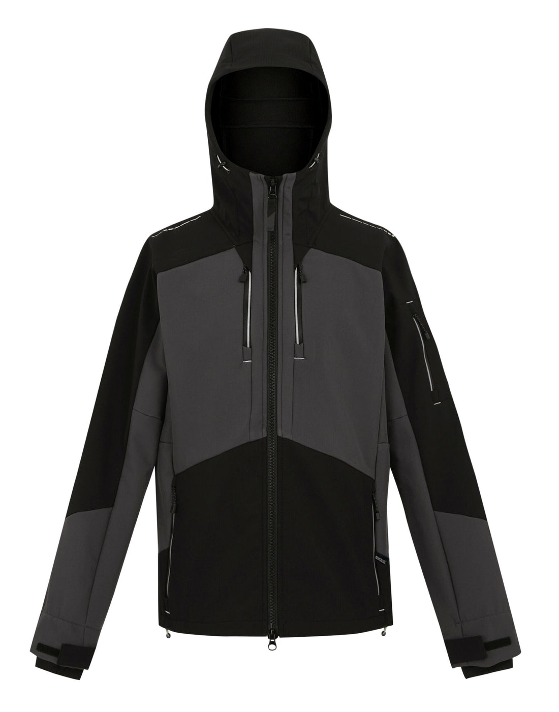 Regatta Professional Regatta 4TEX Stretch 3 Layer Softshell TRA745 - Slate Grey Black - Customisable Softshell Jacket