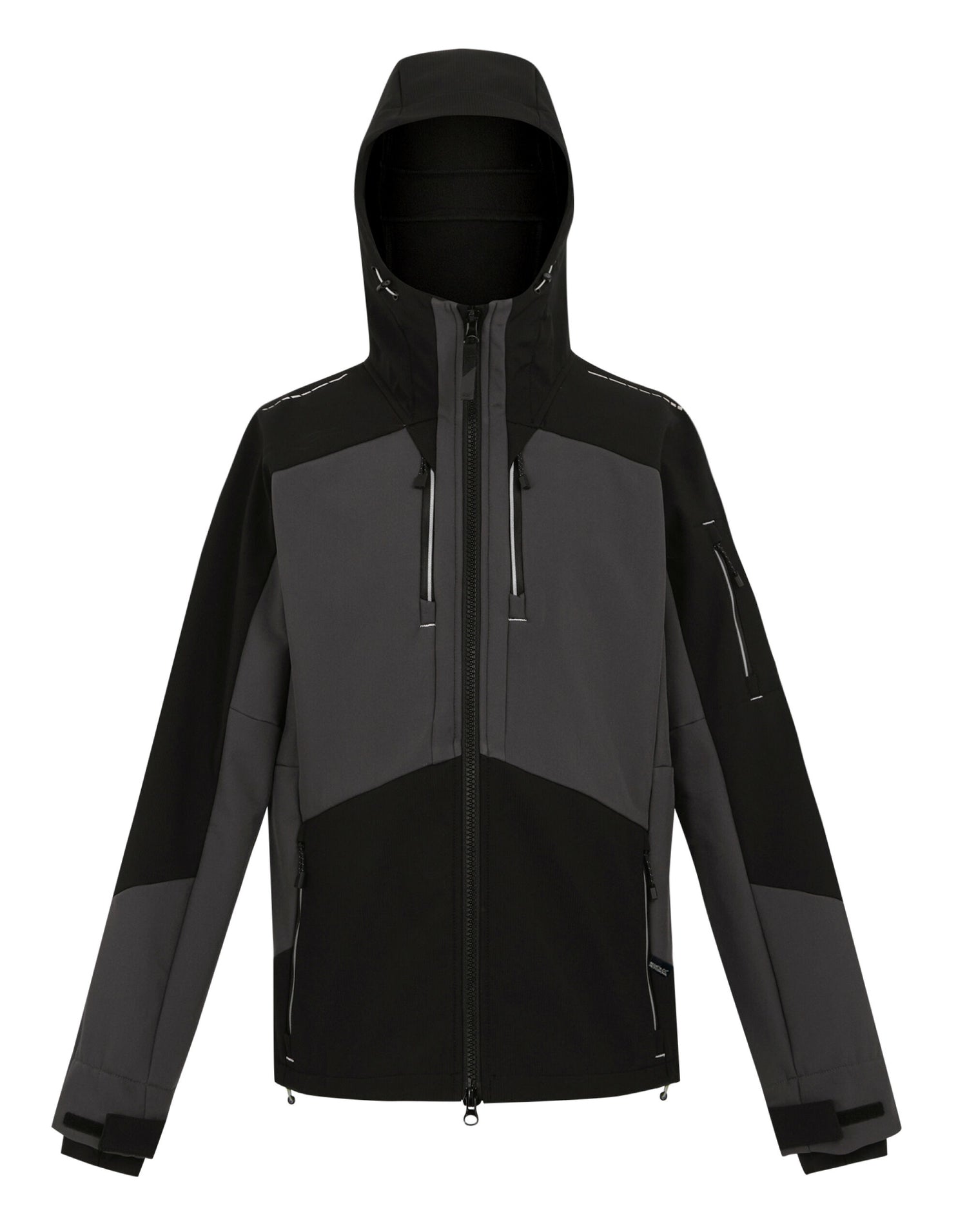 Regatta Professional Regatta 4TEX Stretch 3 Layer Softshell TRA745 - Slate Grey Black - Customisable Softshell Jacket