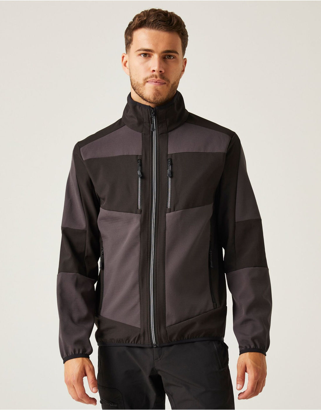 Regatta Professional Regatta E Volve Unisex 2 Layer Softshell tra753 - Ash Black - Customisable Jackets