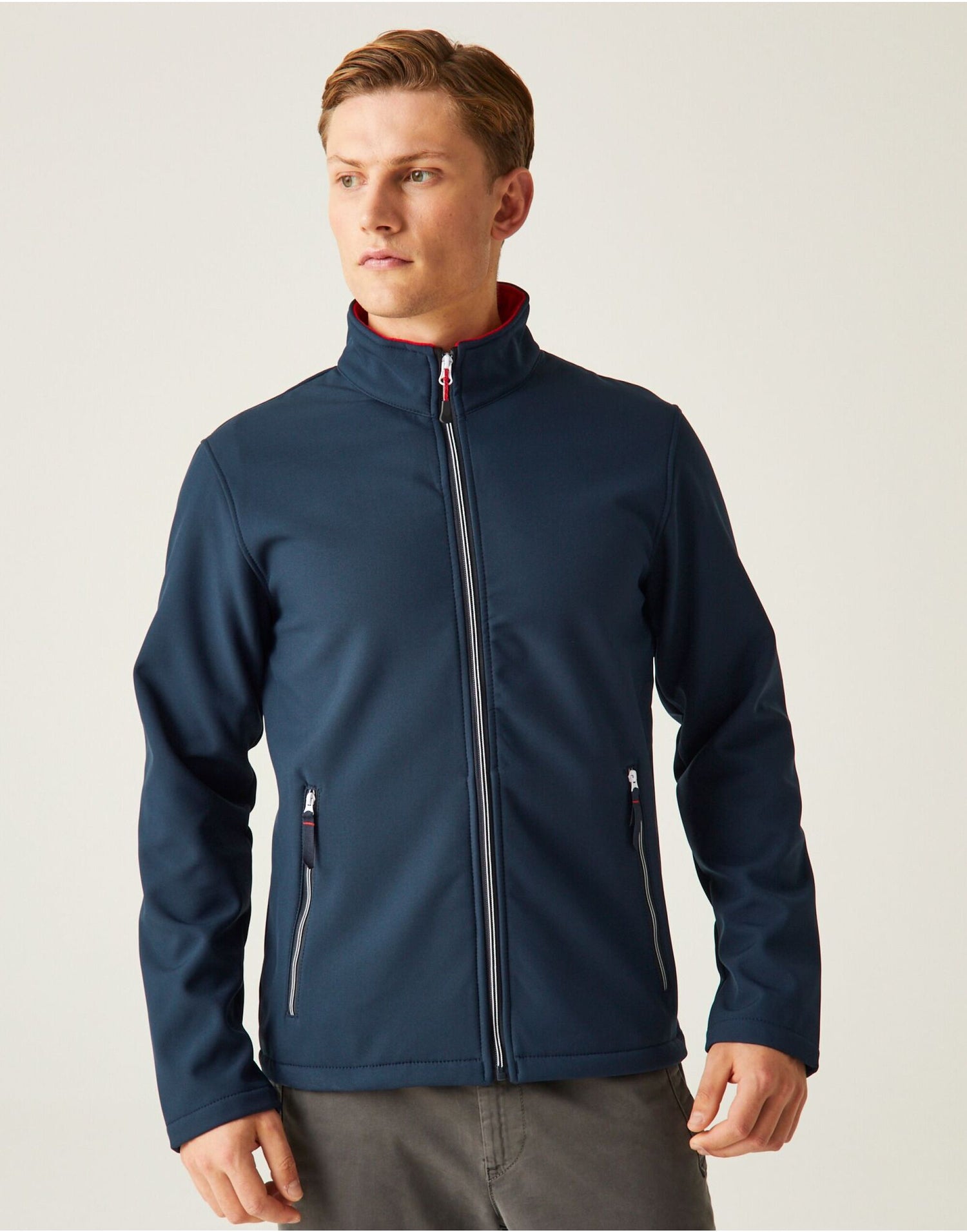 Regatta Professional Regatta Ascender 2 Layer Softshell tra762 - Navy Classic Red - Customisable Jackets