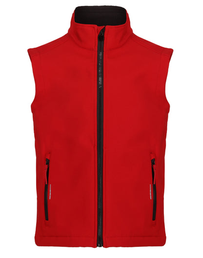 Regatta Junior Ablaze SShell Bodywarmer TRA882 - Classic Red Black - Customisable Bodywarmer