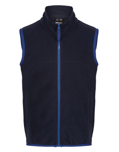 Regatta Junior Micro Fleece Bodywarmer TRA883 - Navy New Royal - Customisable Bodywarmer