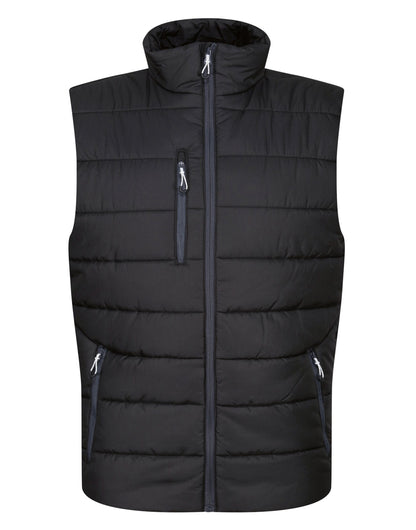 Regatta Professional Regatta Mens Navigate Thermal Bodywarmer TRA892 - Black Seal Grey - Customisable Bodywarmer