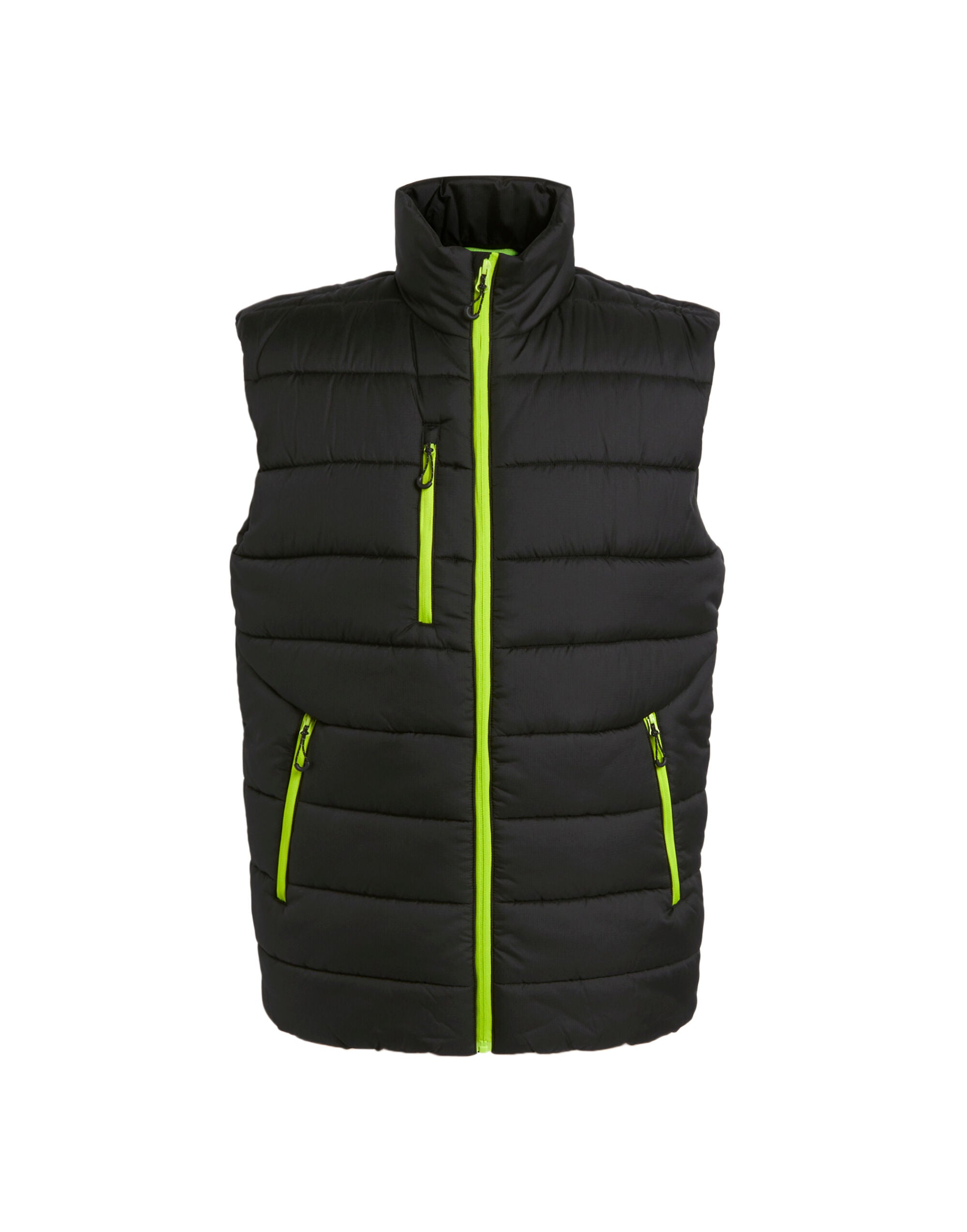 Regatta Professional Regatta Mens Navigate Thermal Bodywarmer TRA892 - Black Lime - Customisable Bodywarmer