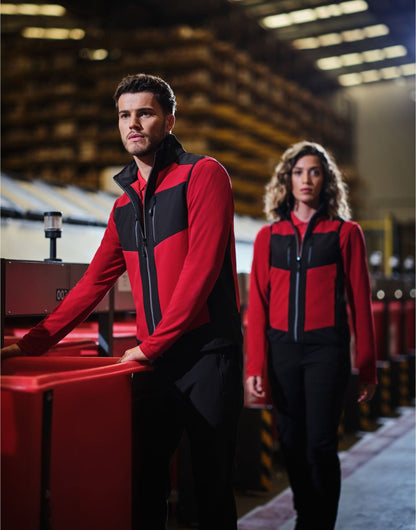 Regatta Professional Regatta E Volve 2L SoftShell BodyWarmer TRA907 - Classic Red Black - Customisable Bodywarmer