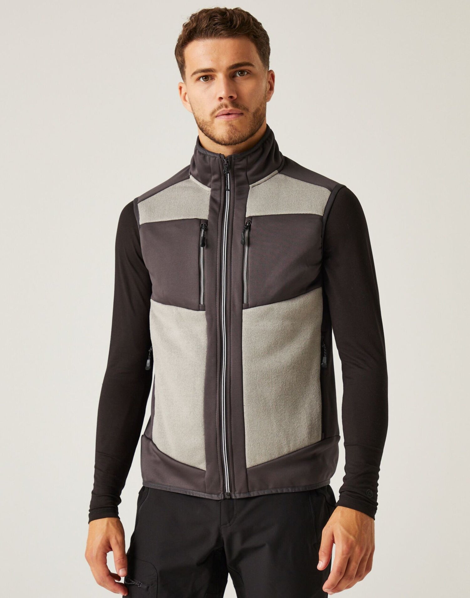 Regatta Professional Regatta E Volve Knit Stretch Bodywarmer TRA914 - Mineral Grey Ash - Customisable Bodywarmer