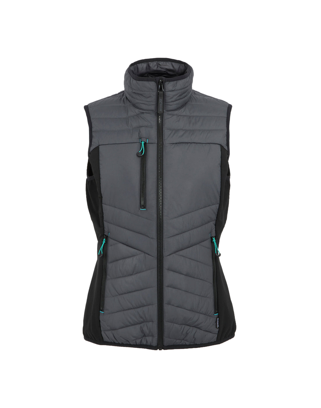 Regatta Professional Regatta Ladies Ada Hybrid Bodywarmer TRA924 - Seal Grey Black - Customisable Bodywarmer