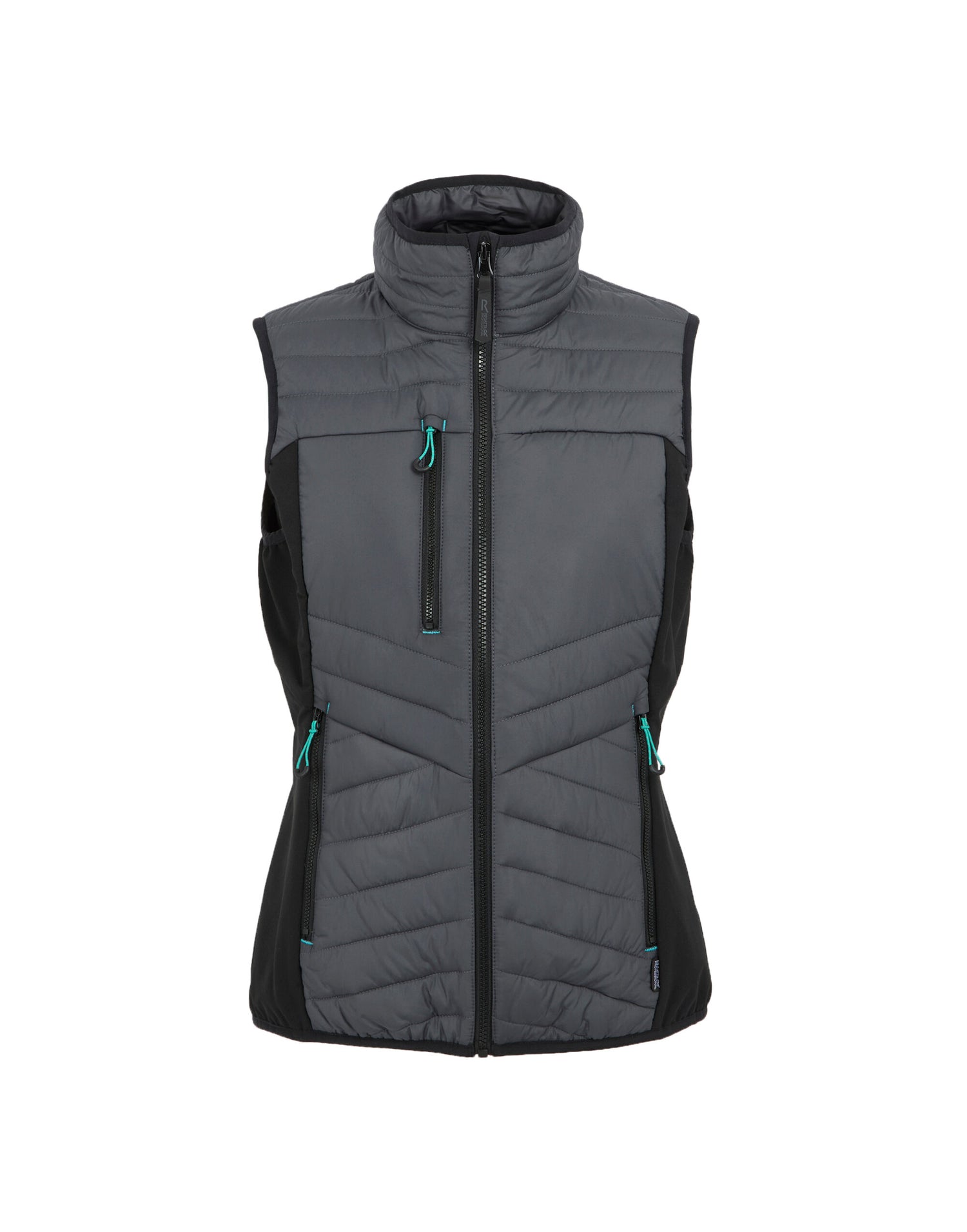 Regatta Professional Regatta Ladies Ada Hybrid Bodywarmer TRA924 - Seal Grey Black - Customisable Bodywarmer