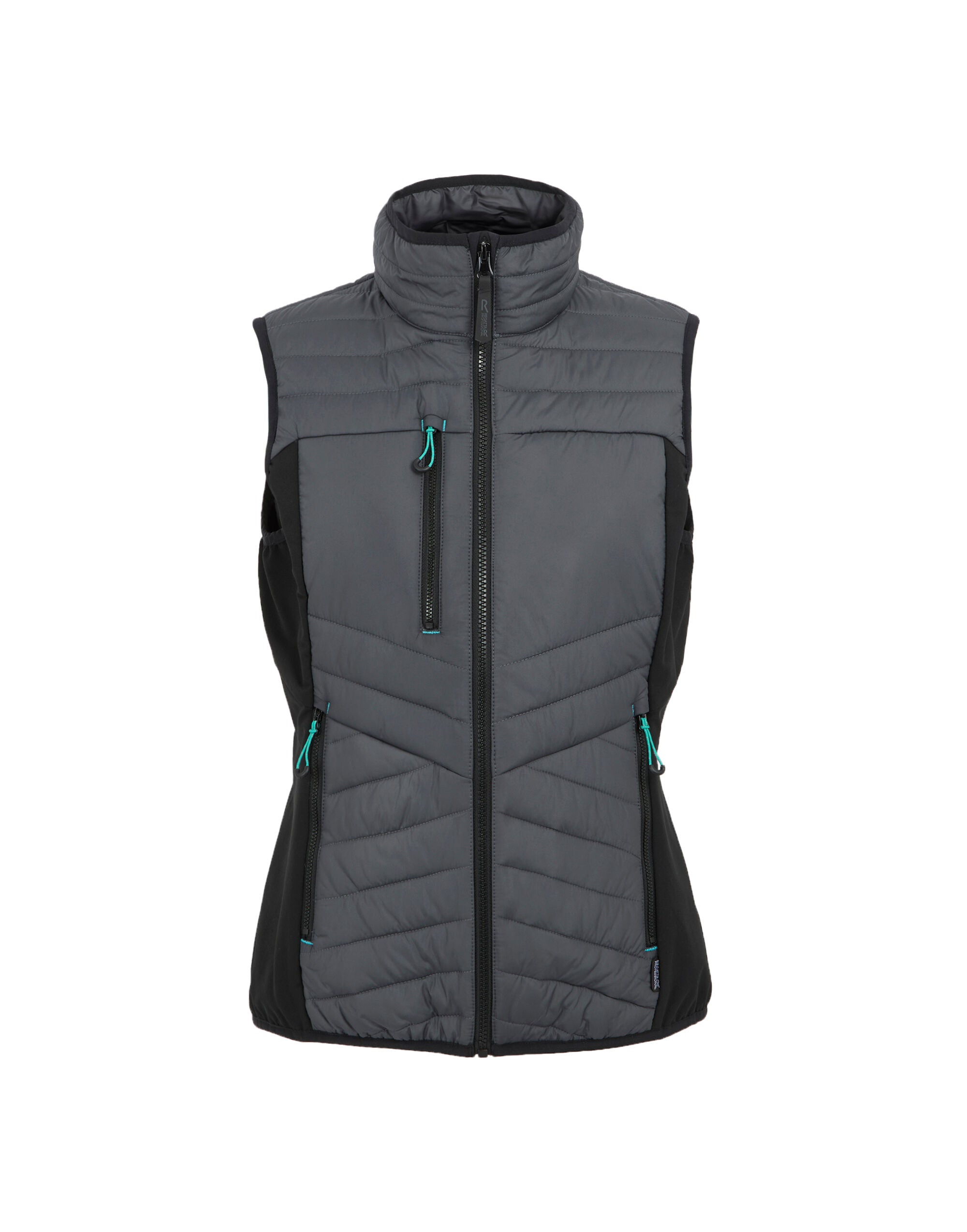 Regatta Professional Regatta Ladies Ada Hybrid Bodywarmer TRA924 - Seal Grey Black - Customisable Bodywarmer