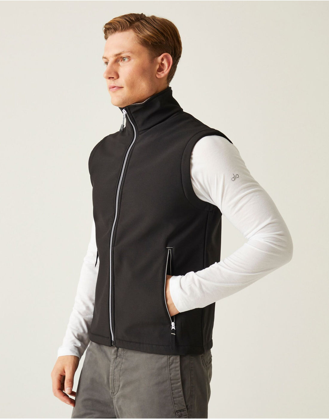 Regatta Professional Regatta Ascender 2L Softshell Bodywarmer TRA925 - Black Mineral Grey - Customisable Bodywarmer