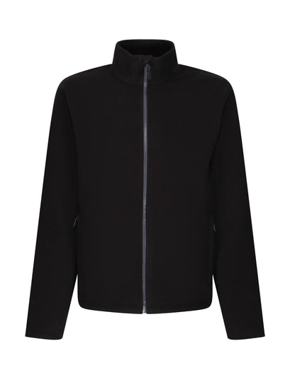 Regatta Honestly Made Honestly Made Recycled Full Zip Fleece trf622 - Black - Customisable Outerwear