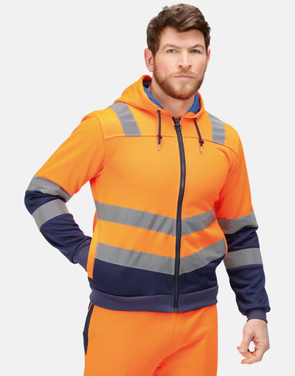 Regatta High Visibility Regatta Hi Vis Pro Full Zip Hoodie TRF625 - - Customisable Hoodies