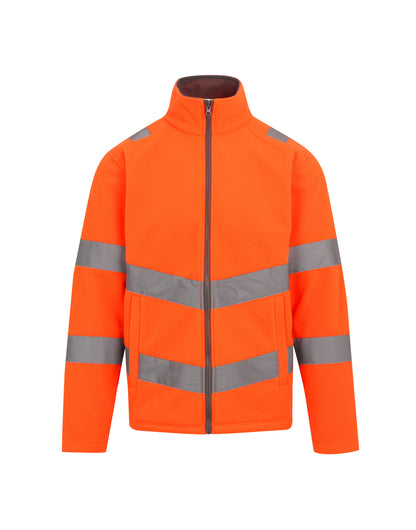 Regatta Hi Vis Pro Contract Thor Fleece TRF648 - Hi Vis Orange - Customisable Fleece