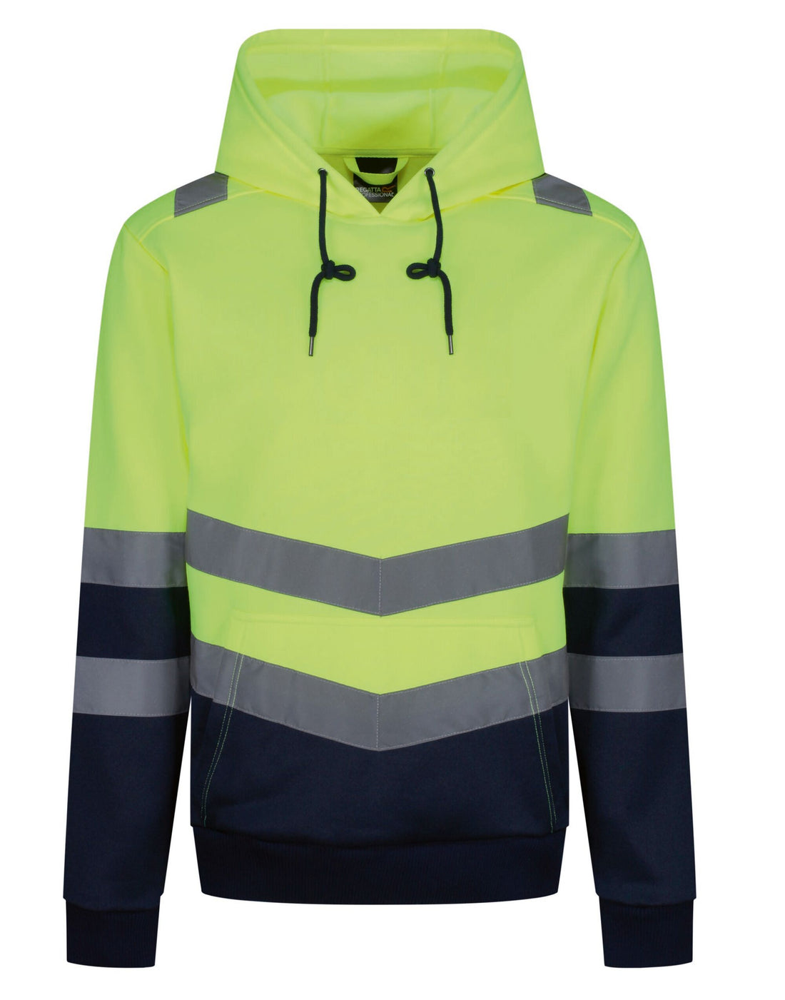 Regatta Hi Vis Pro Overhead Hoodie TRF663 - Hi-Vis Yellow - Customisable Hoodies