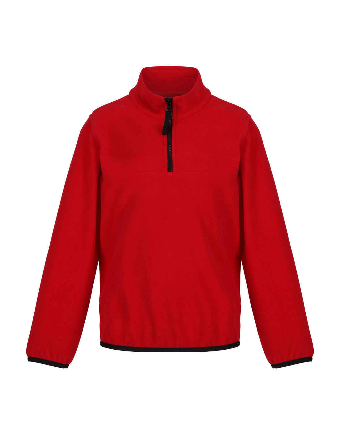 Regatta Junior Micro Fleece Half Zip trf679 - Classic Red Black - Customisable Outerwear