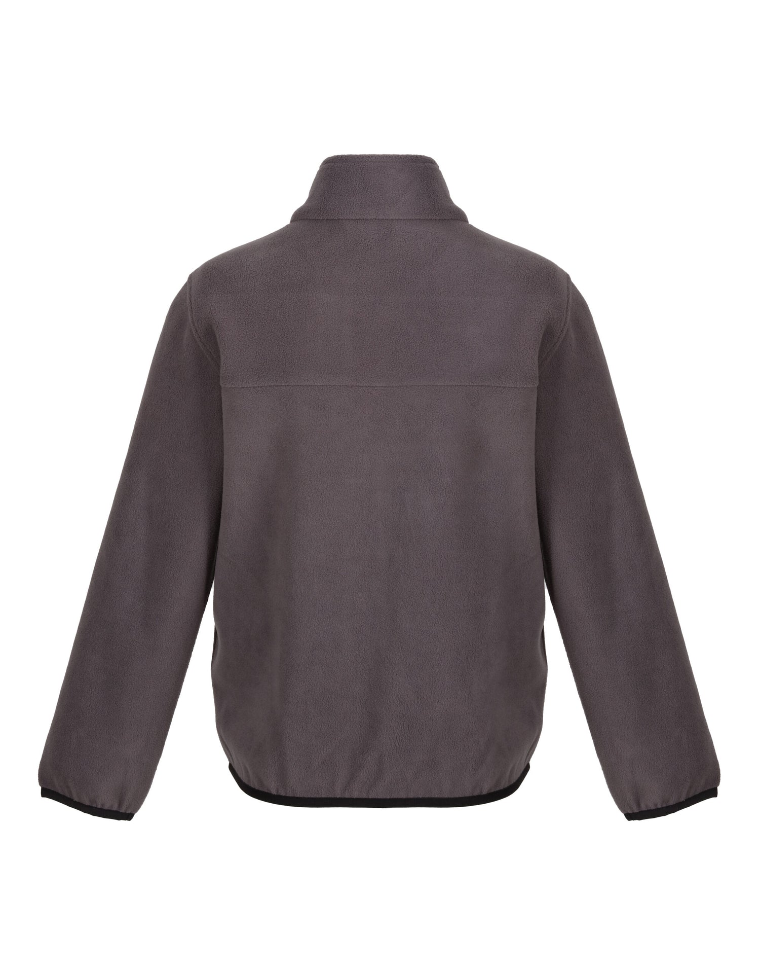 Regatta Junior Full Zip Microfleece trf688 - Seal Grey Black - Customisable Outerwear