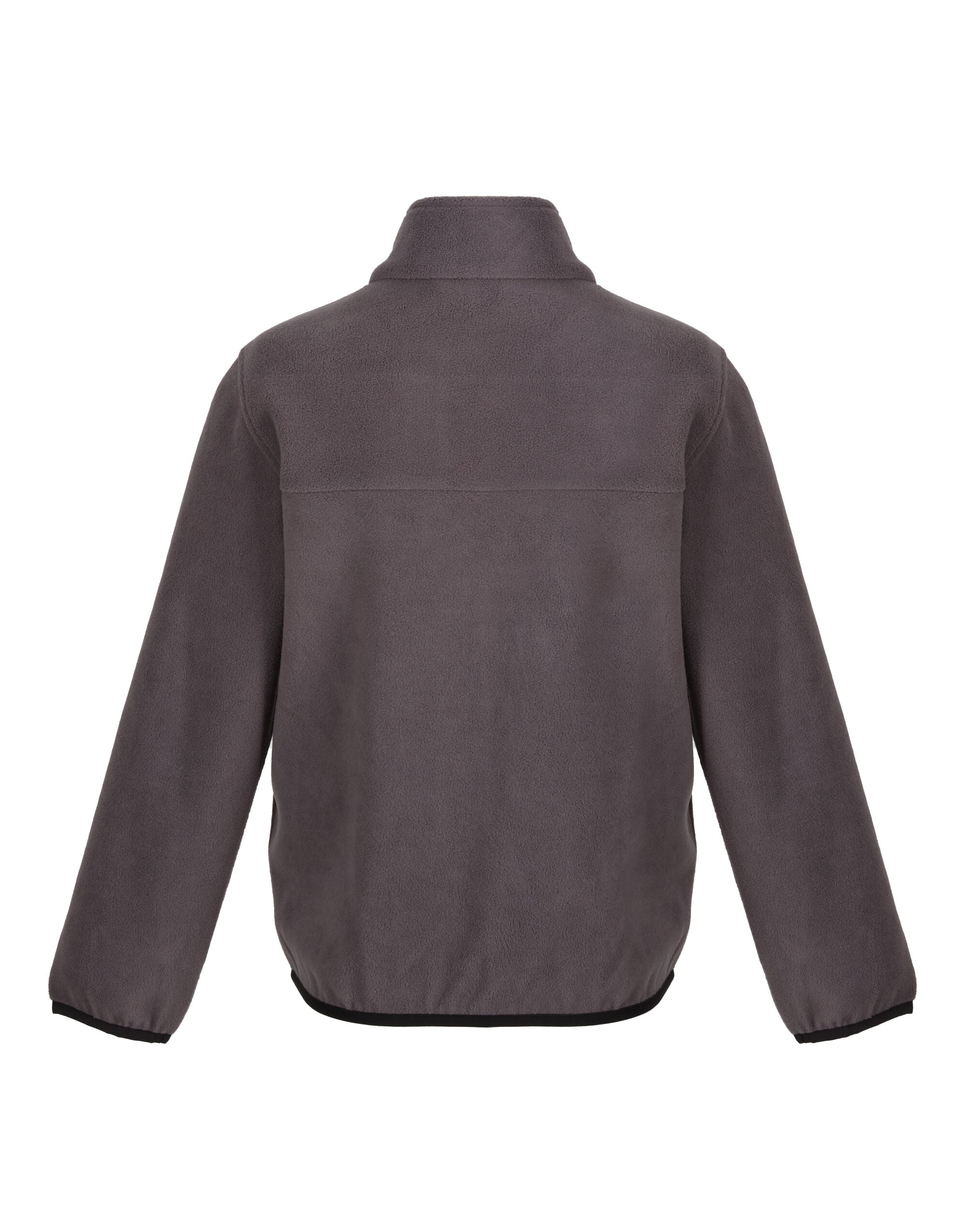 Regatta Junior Full Zip Microfleece trf688 - Seal Grey Black - Customisable Outerwear