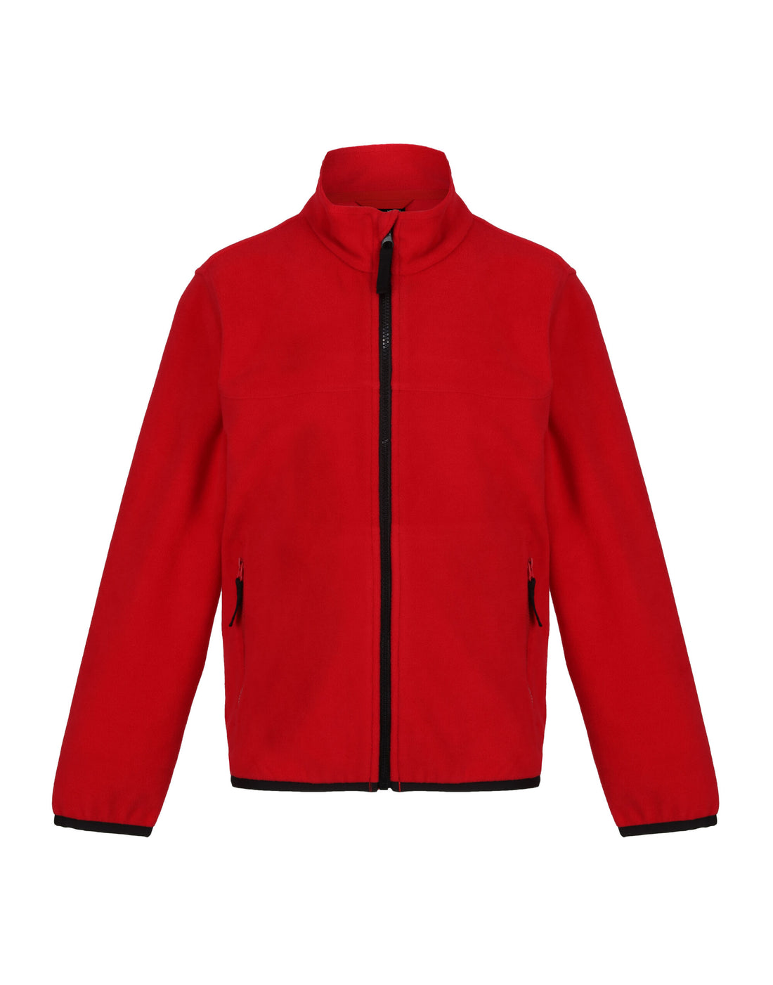 Regatta Junior Full Zip Microfleece trf688 - Classic Red Black - Customisable Outerwear