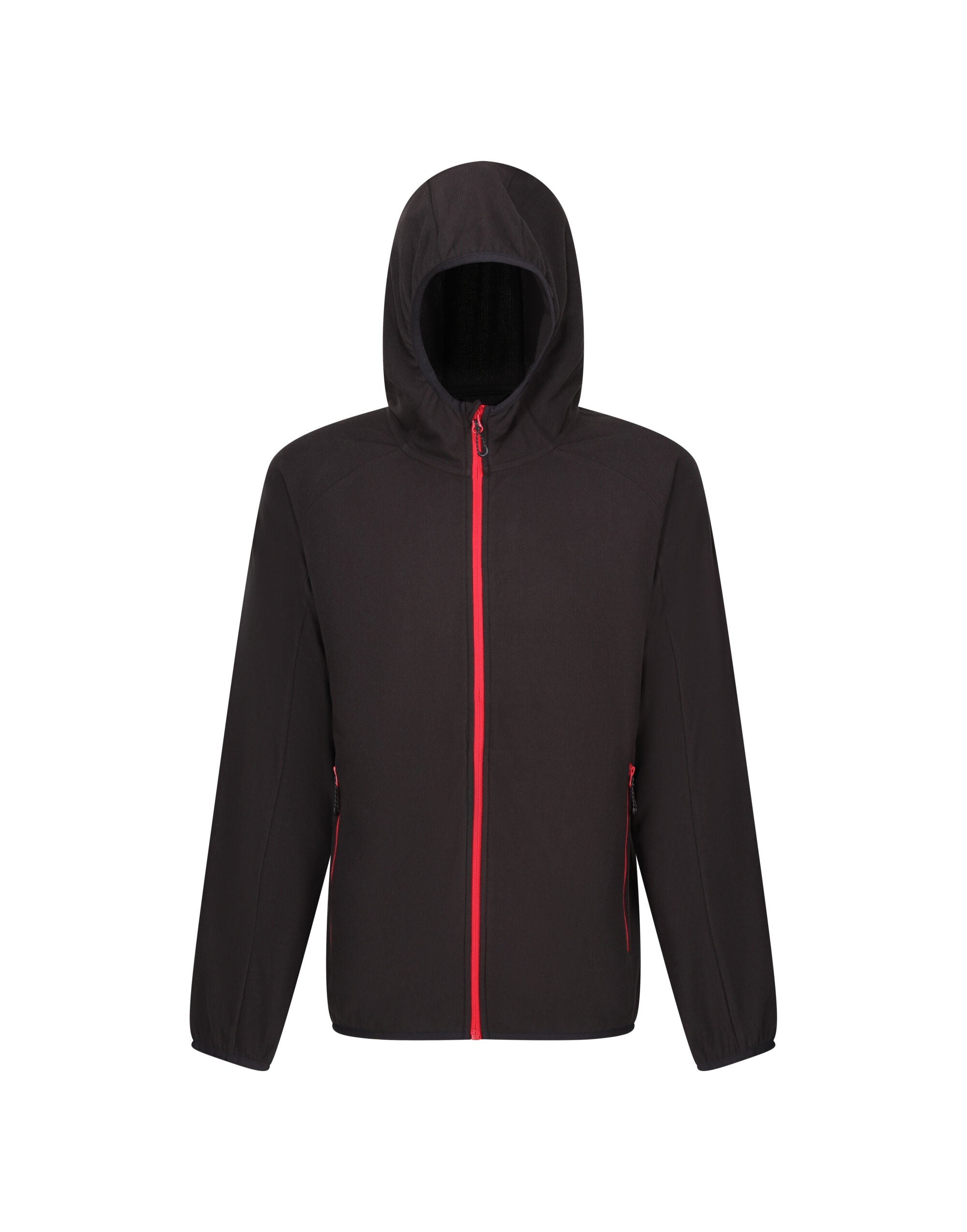 Regatta Professional Regatta Navigate Ful Zip Fleece trf690 - Black Classic Red - Customisable Outerwear