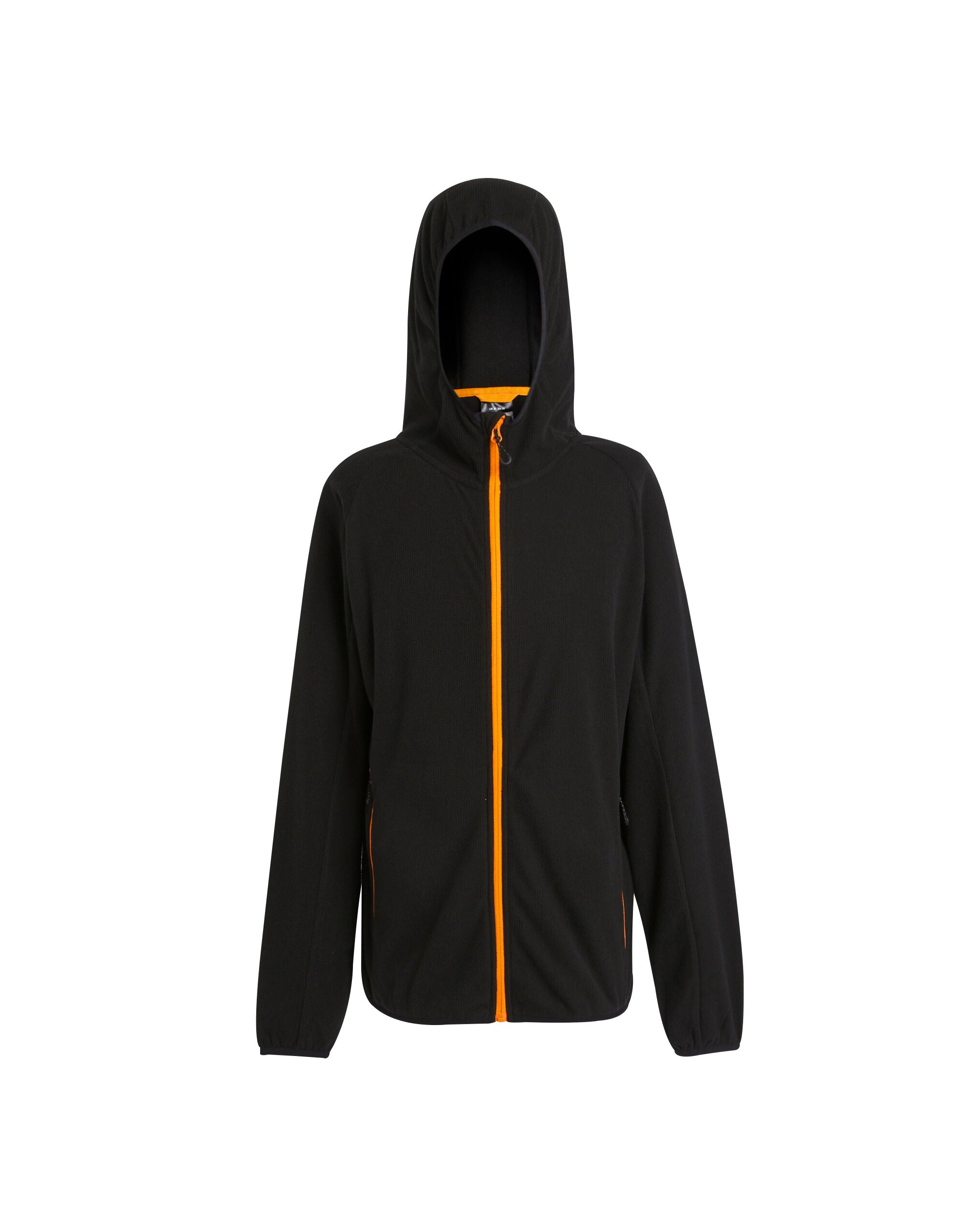 Regatta Professional Regatta Navigate Ful Zip Fleece trf690 - Black Orange Pop - Customisable Outerwear