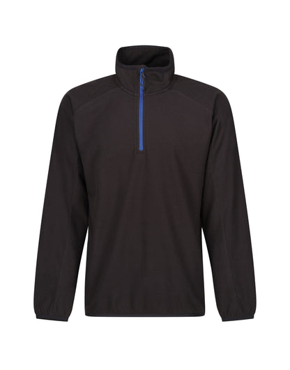Regatta Professional Regatta Navigate Half Zip Fleece TRF691 - Black New Royal - Customisable Fleece