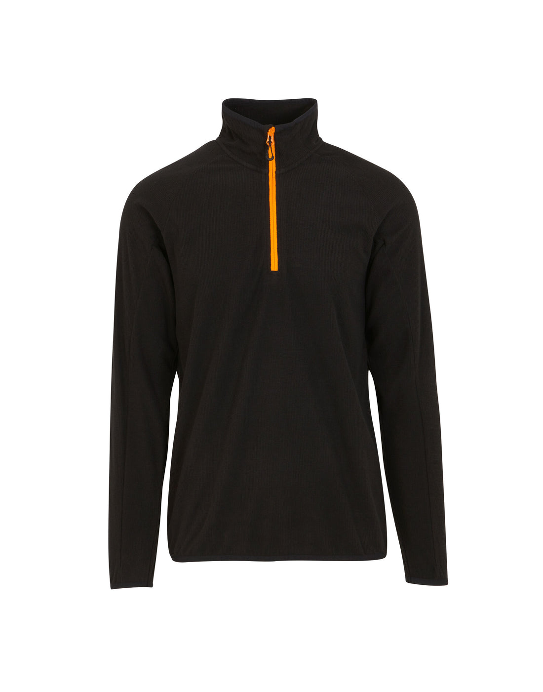 Regatta Professional Regatta Navigate Half Zip Fleece TRF691 - Black Orange Pop - Customisable Fleece