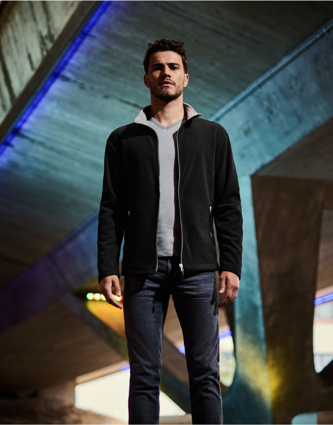 Regatta Professional Regatta Ascender Fleece trf725 - Black Mineral Grey - Customisable Outerwear