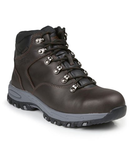 Regatta Gritstone WP Safety Hiker trk203 - Peat - Customisable Boots