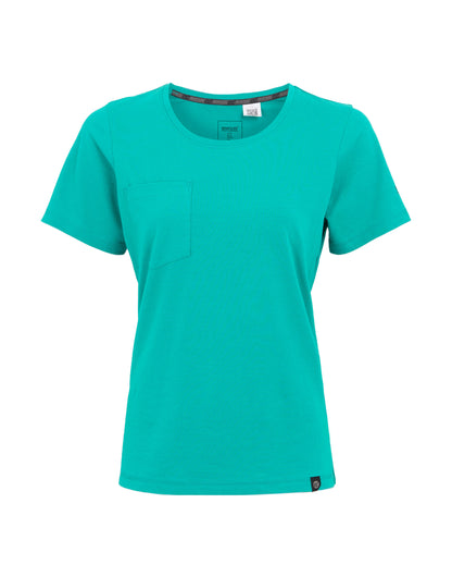 Regatta ProfeShort Sleeveional Regatta Ladies Ada Cotton Stretch TShirt TRS242 - Wilderness Green - Customisable T-Shirts