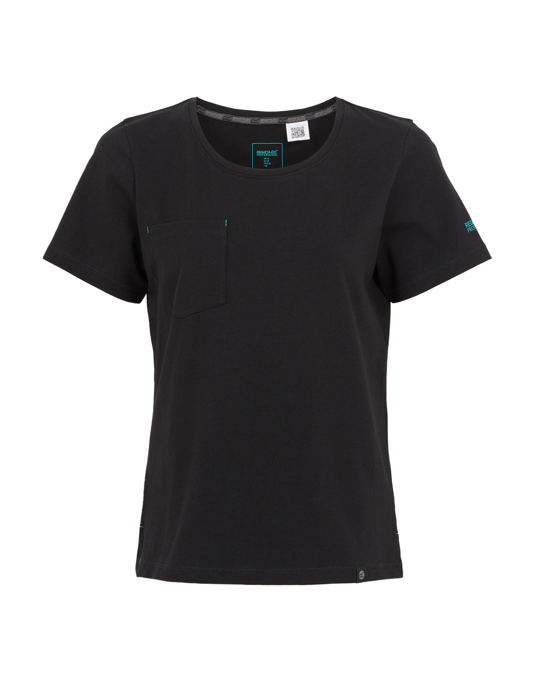 Regatta ProfeShort Sleeveional Regatta Ladies Ada Cotton Stretch TShirt TRS242 - Black - Customisable T-Shirts