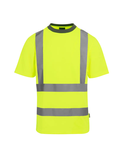Regatta Hi Vis Pro Contract T Shirt TRS270 - Hi-Vis Yellow - Customisable Hi-Vis T-Shirts