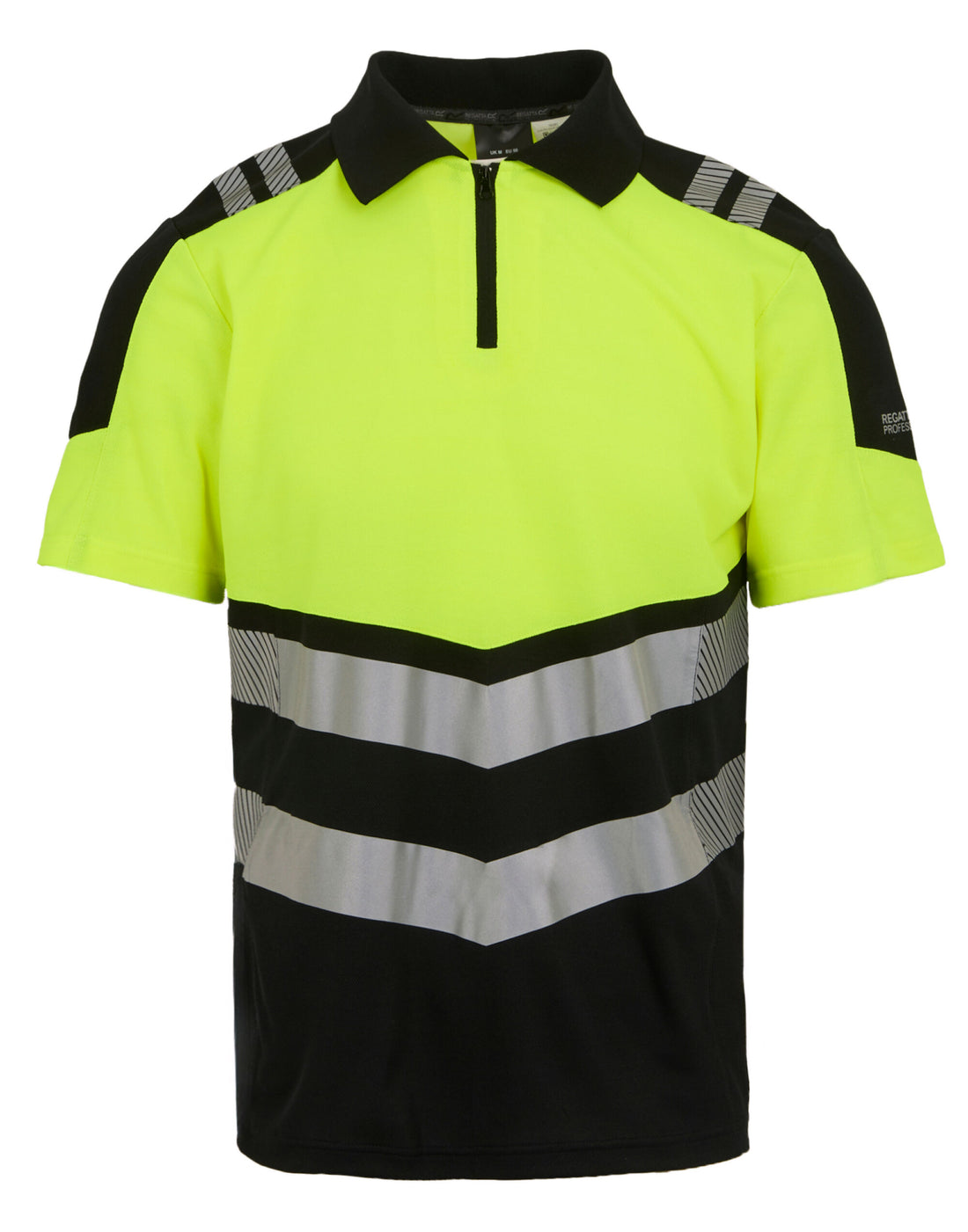 Regatta High Visibility Regatta Hi-Vis X-Pro Polo TRS281 - Black Hi-Vis Yellow - Customisable Hi-Vis Polos