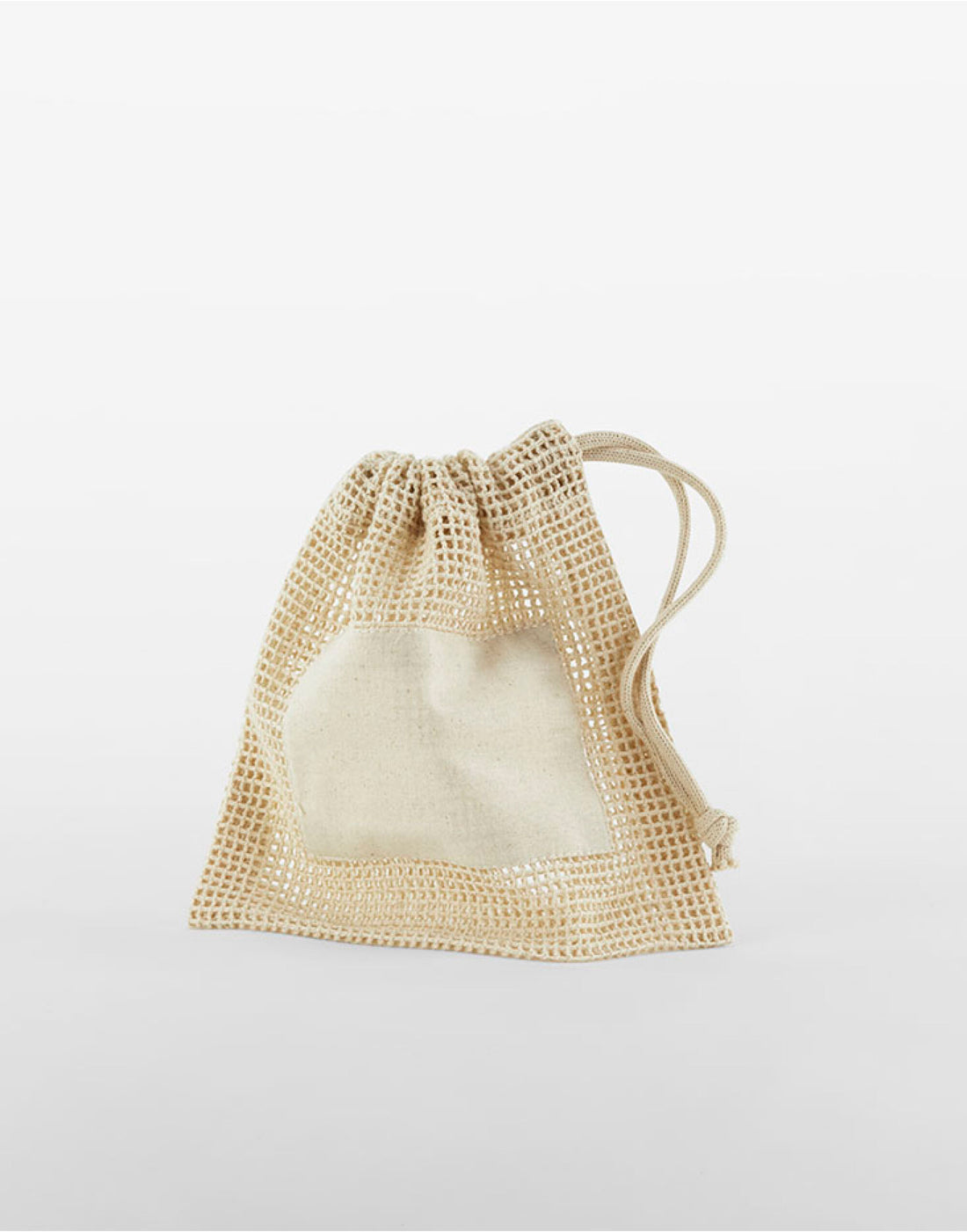 Westford Mill Organic Cotton Mesh Sacks w155 - Natural - Customisable Bags