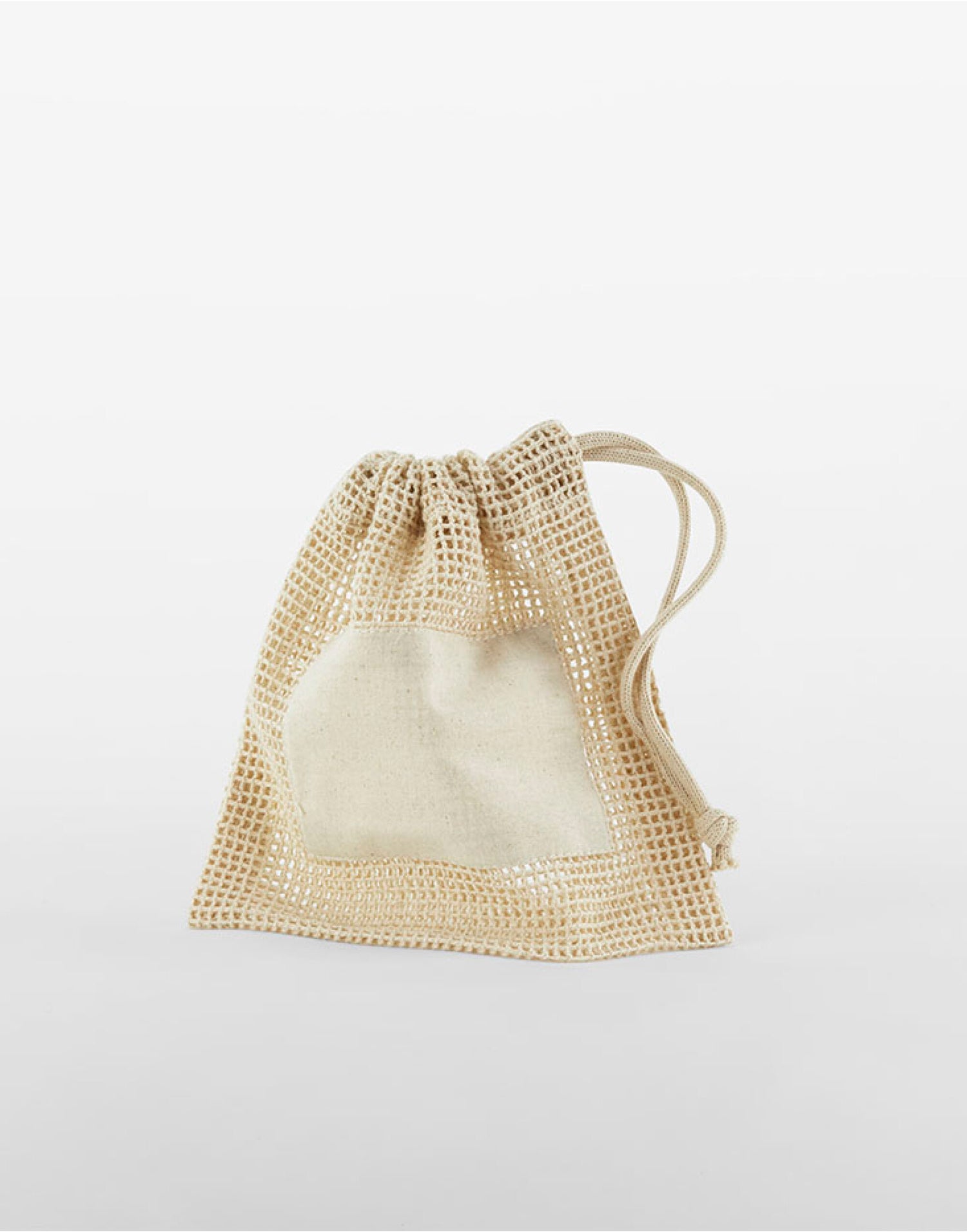 Westford Mill Organic Cotton Mesh Sacks w155 - Natural - Customisable Bags